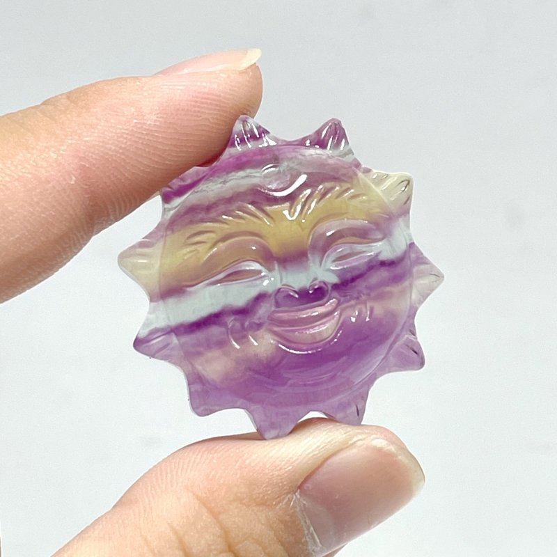 Fluorite Sun Carving Wholesale - Wholesale Crystals