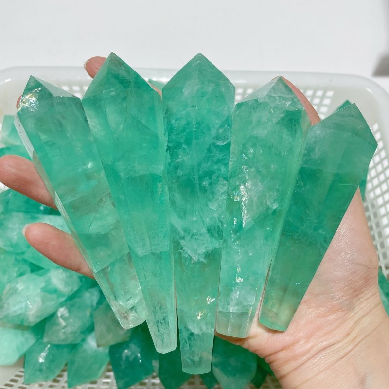 Green Fluorite Scepter Magic Wand Wholesale - Wholesale Crystals