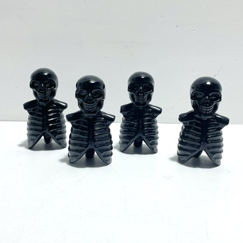 Halloween Obsidian Skull Carving Wholesale - Wholesale Crystals