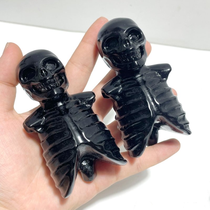 Halloween Obsidian Skull Carving Wholesale - Wholesale Crystals