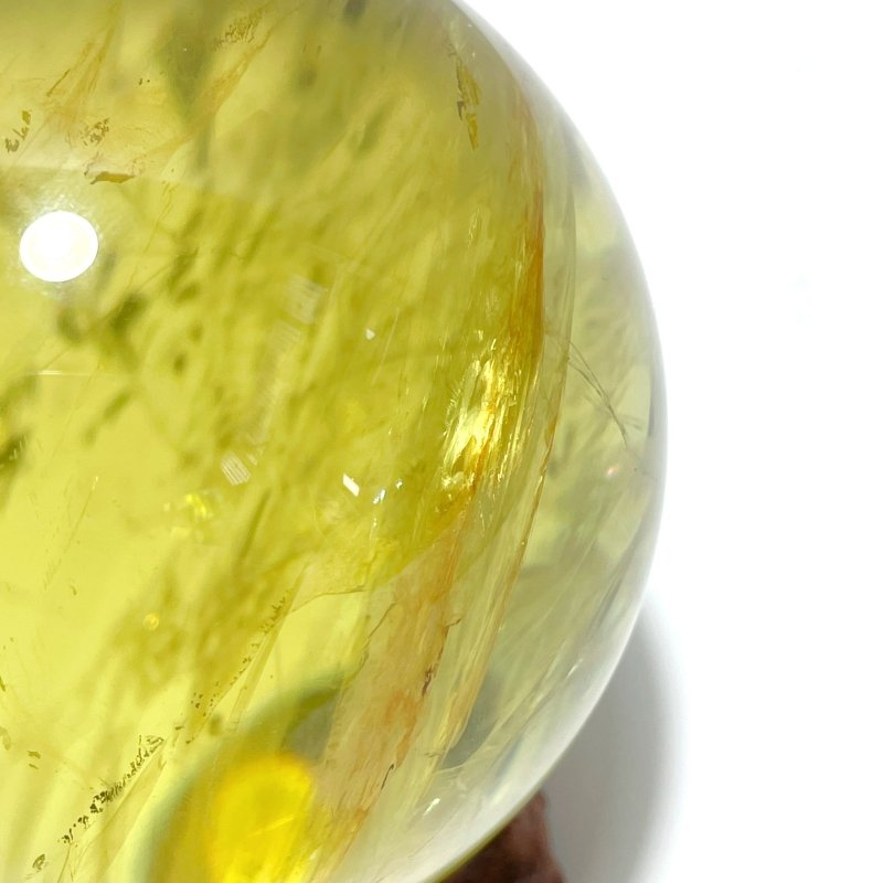 High Quality Citrine Spheres With Rainbow For Collection - Wholesale Crystals