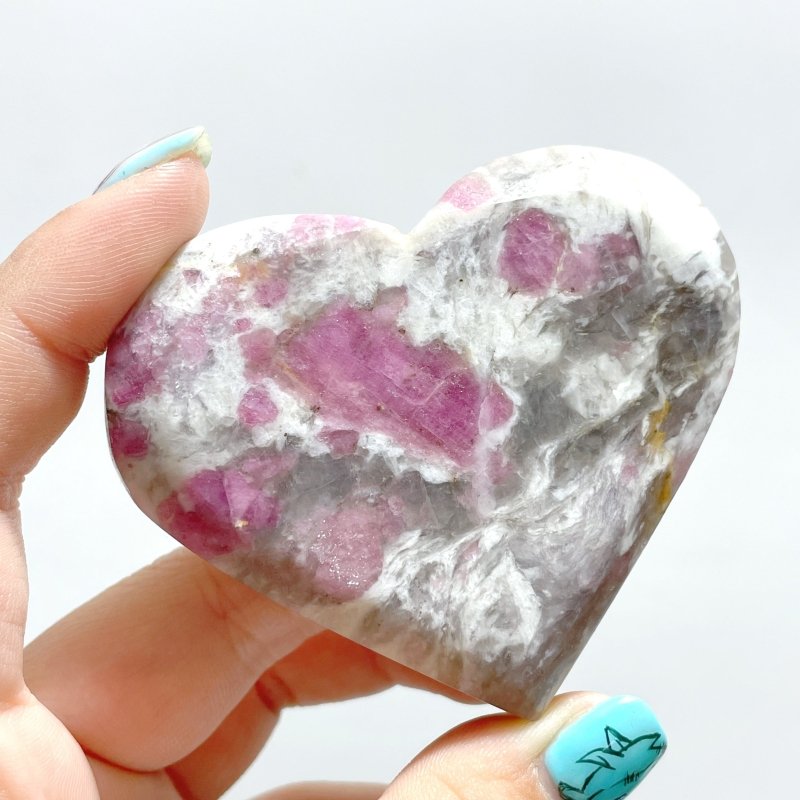 High Quality Red Tourmaline Heart Wholesale - Wholesale Crystals
