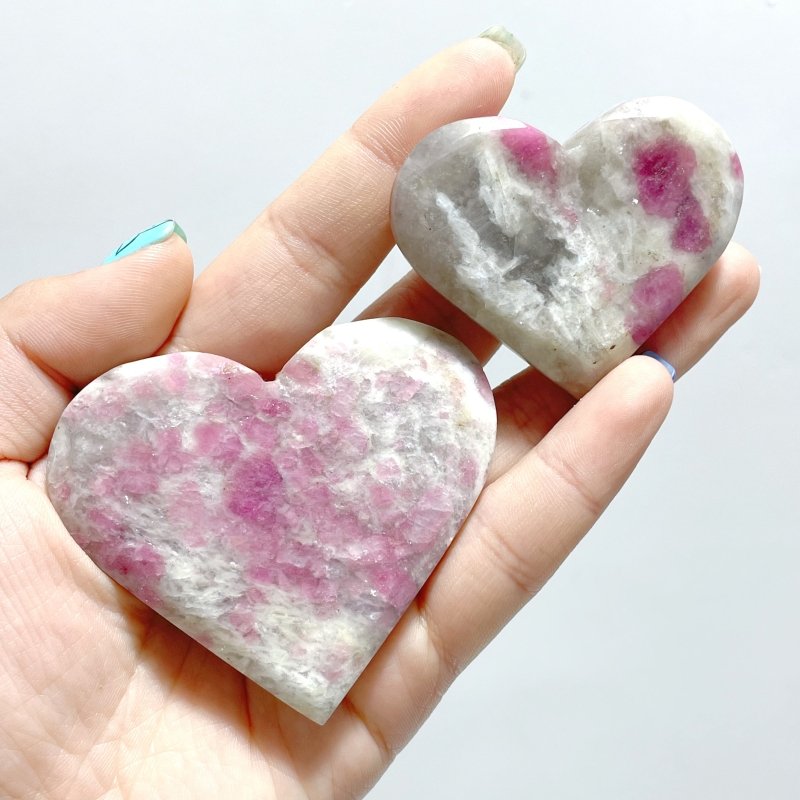 High Quality Red Tourmaline Heart Wholesale - Wholesale Crystals