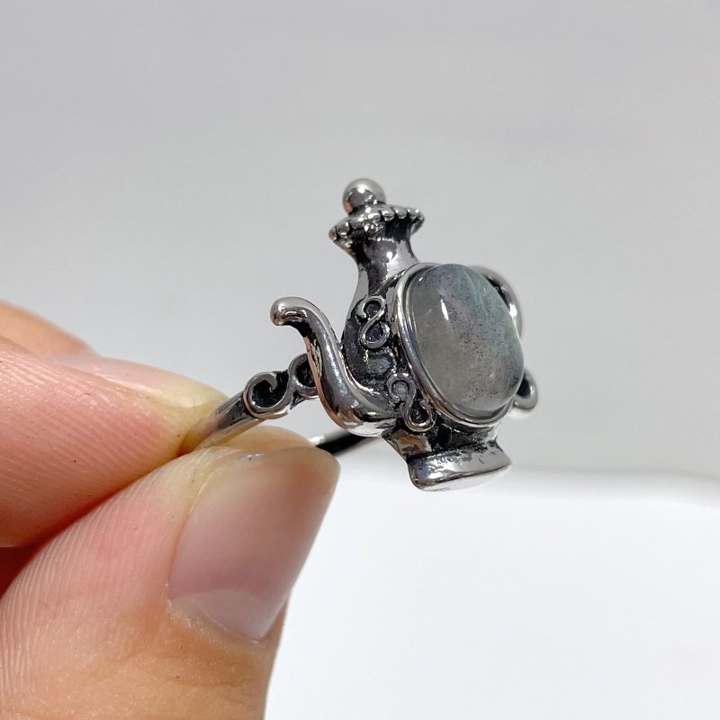 Labradorite Ring Aladdin and the Magic Lamp Shape Wholesale - Wholesale Crystals