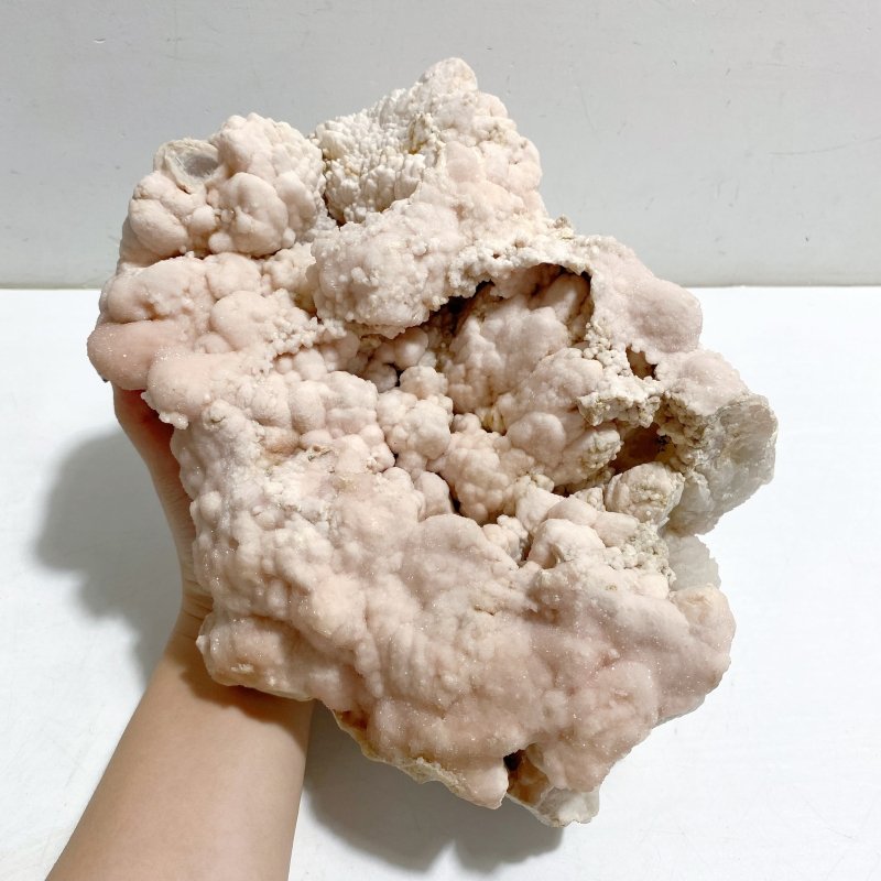 Large Raw Stilbite Specimen With Stand #3 -Wholesale Crystals