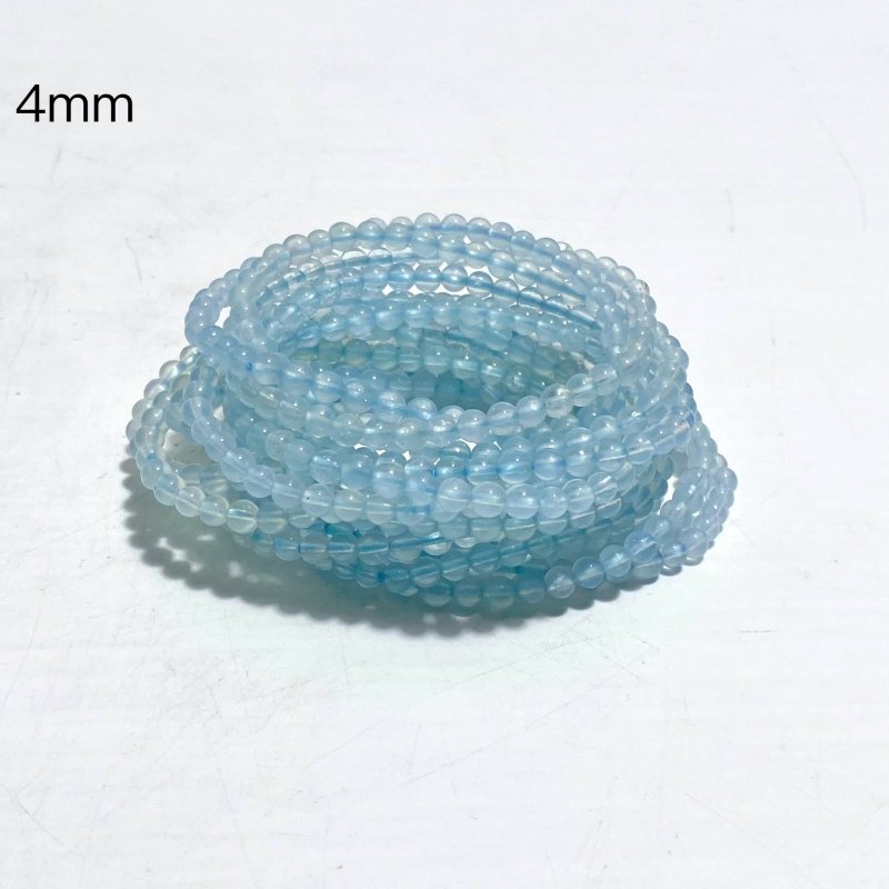 Mini Beads Aquamarine Bracelet Wholesale - Wholesale Crystals