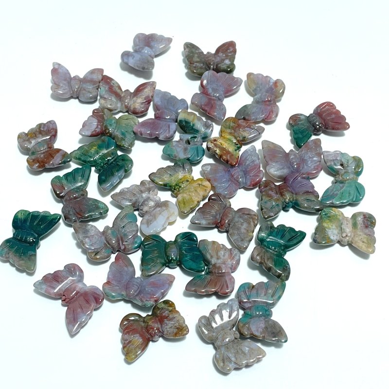 Mini Colorful Ocean Jasper Butterfly Wholesale - Wholesale Crystals