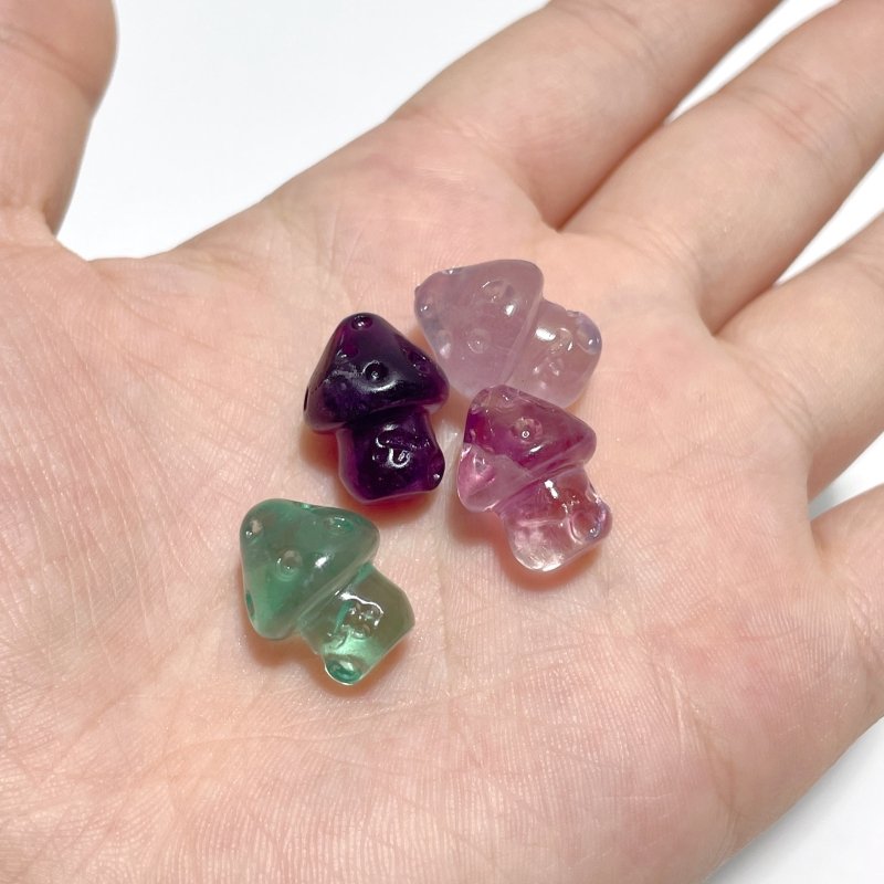 Mini Fluorite Mushroom Carving Wholesale - Wholesale Crystals