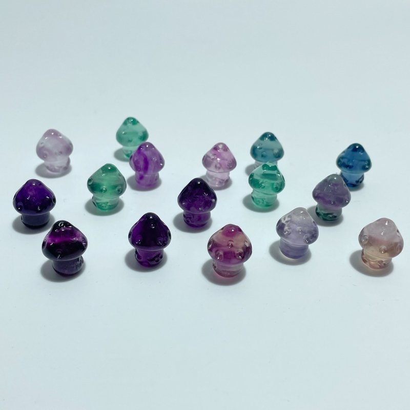 Mini Fluorite Mushroom Carving Wholesale - Wholesale Crystals