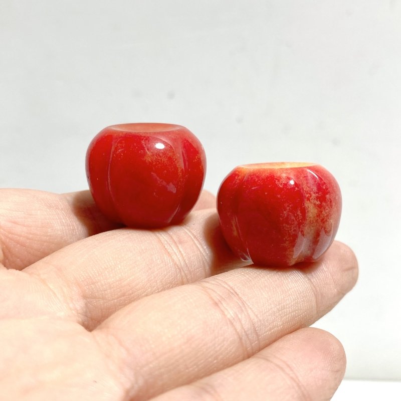 Mini Red Agate Halloween Pumpkin Carving Wholesale -Wholesale Crystals