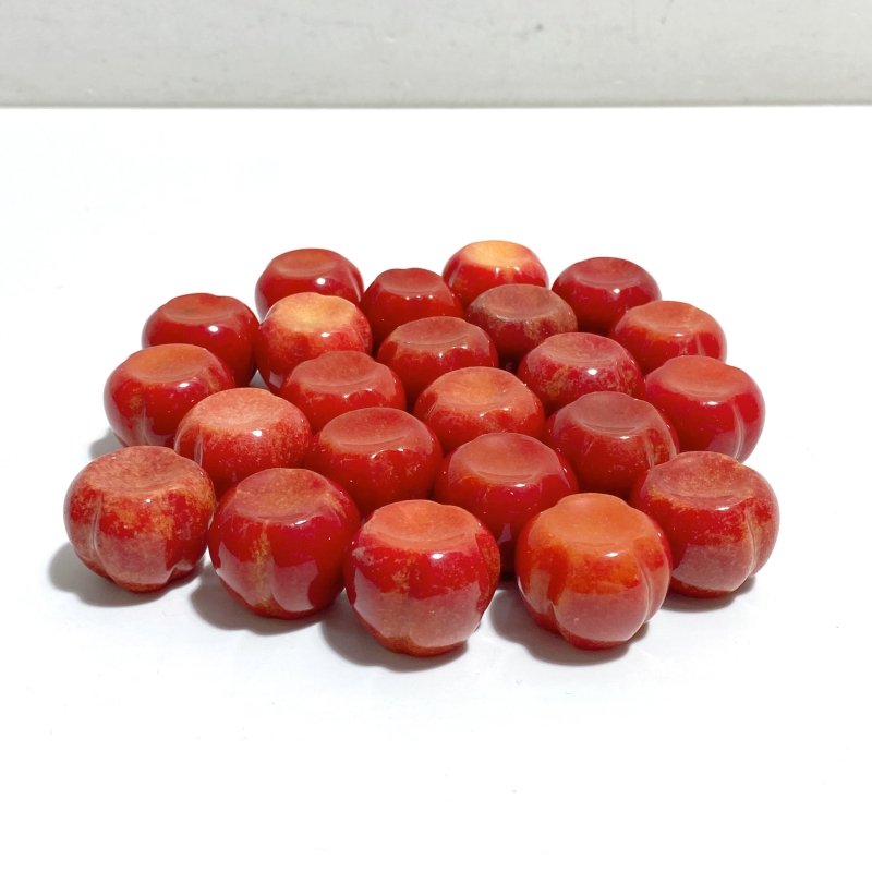 Mini Red Agate Halloween Pumpkin Carving Wholesale -Wholesale Crystals