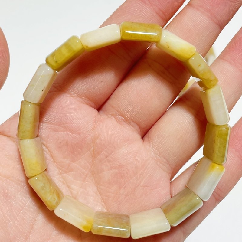 Mixed Color Yellow Jade Bracelet Wholesale - Wholesale Crystals