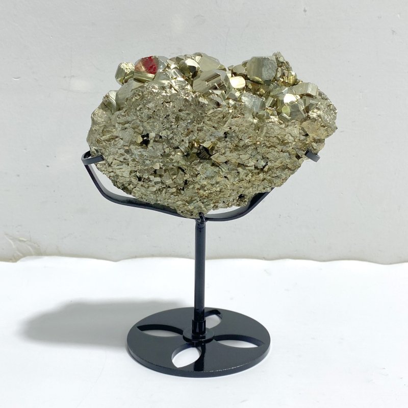 Natural Pyrite Mineral Specimen With Stand A4 -Wholesale Crystals