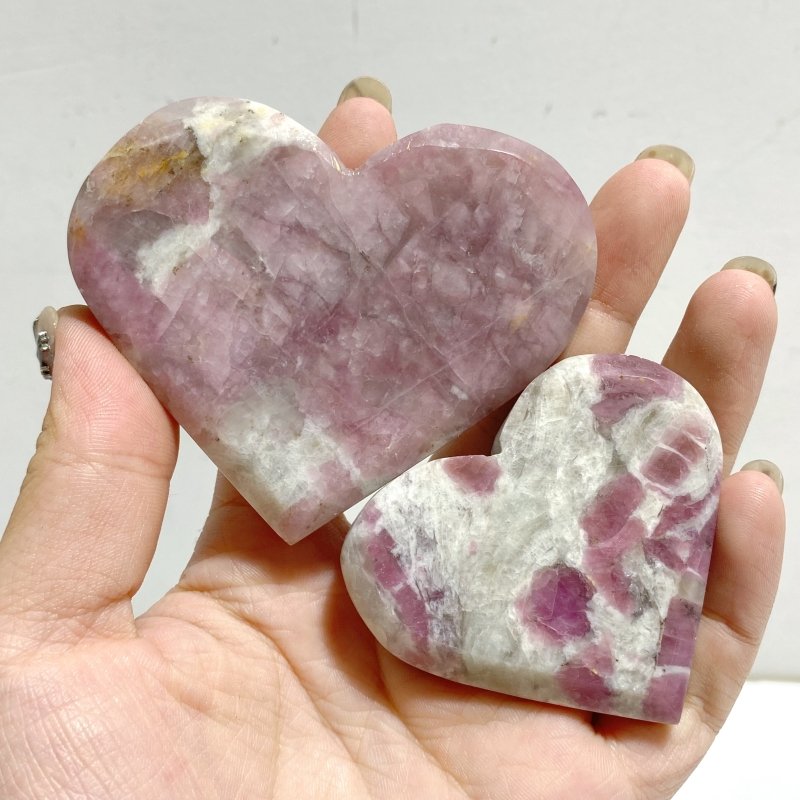 Pink Tourmaline Heart Crystal Wholesale -Wholesale Crystals