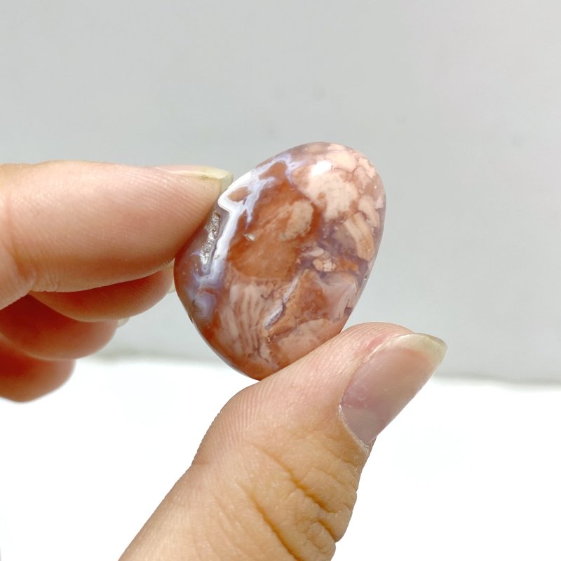 Polished Pink Agate Tumbled Wholesale -Wholesale Crystals