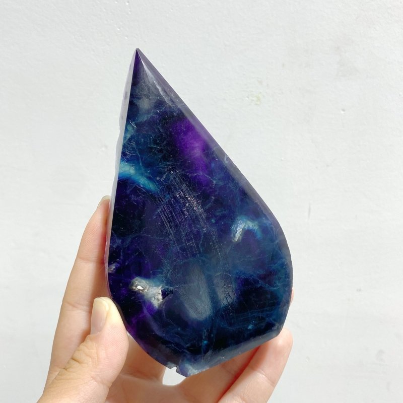 Rainbow Fluorite Arrow Head Shape Rough Side Wholesale - Wholesale Crystals