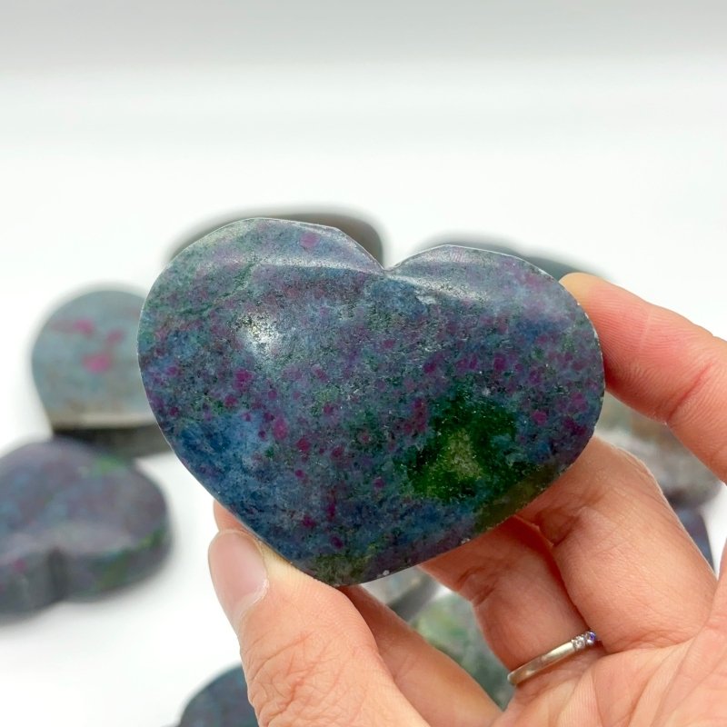 Ruby In Kyanite Stone Heart Wholesale -Wholesale Crystals