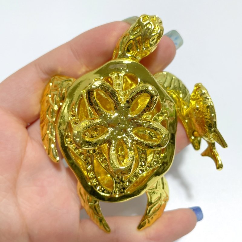 Sea Turtle Shape Crystal Sphere Stand Wholesale - Wholesale Crystals