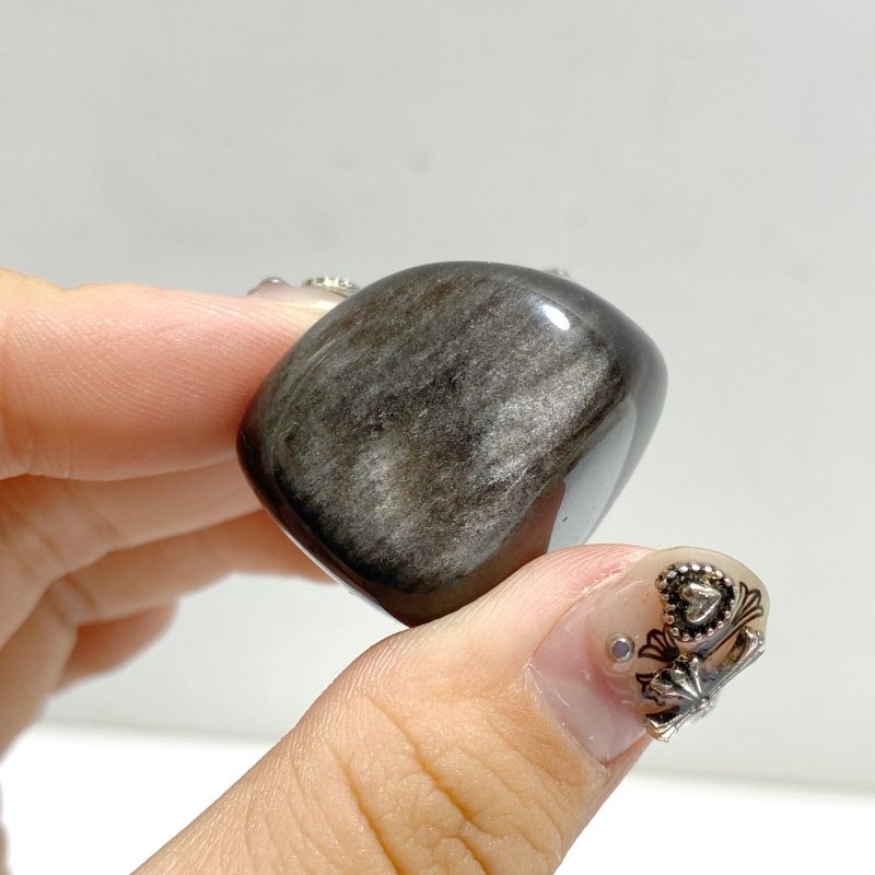 Silver Sheen Obsidian Tumbled Wholesale -Wholesale Crystals