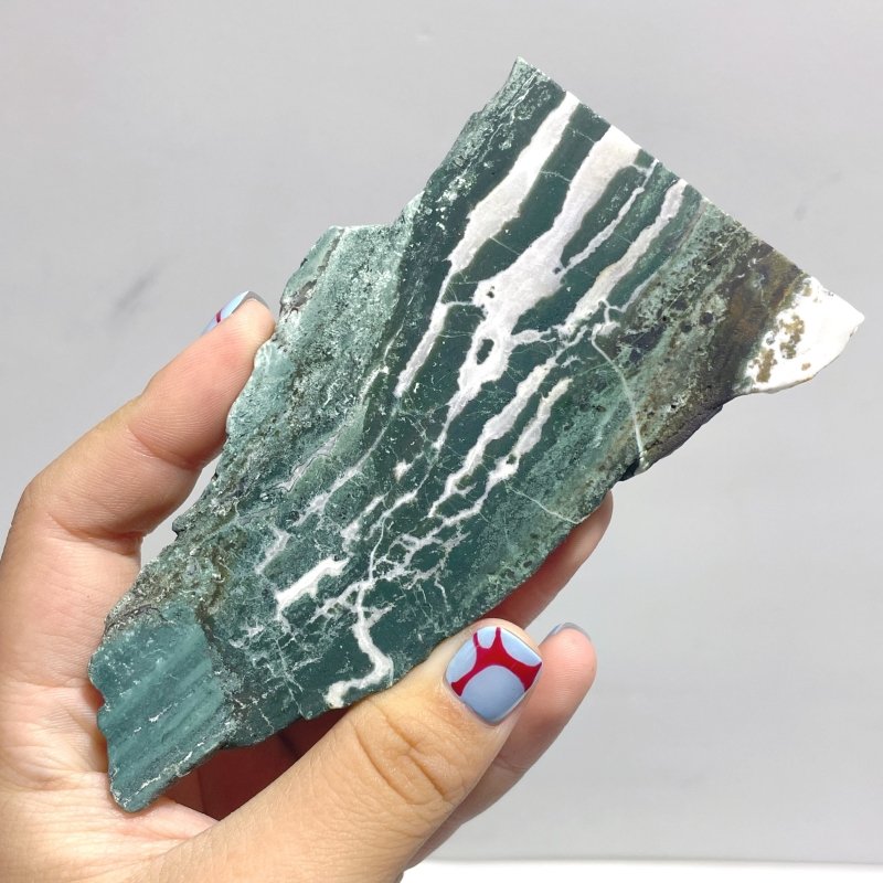 Stripe Moss Agate Slab Wholesale - Wholesale Crystals