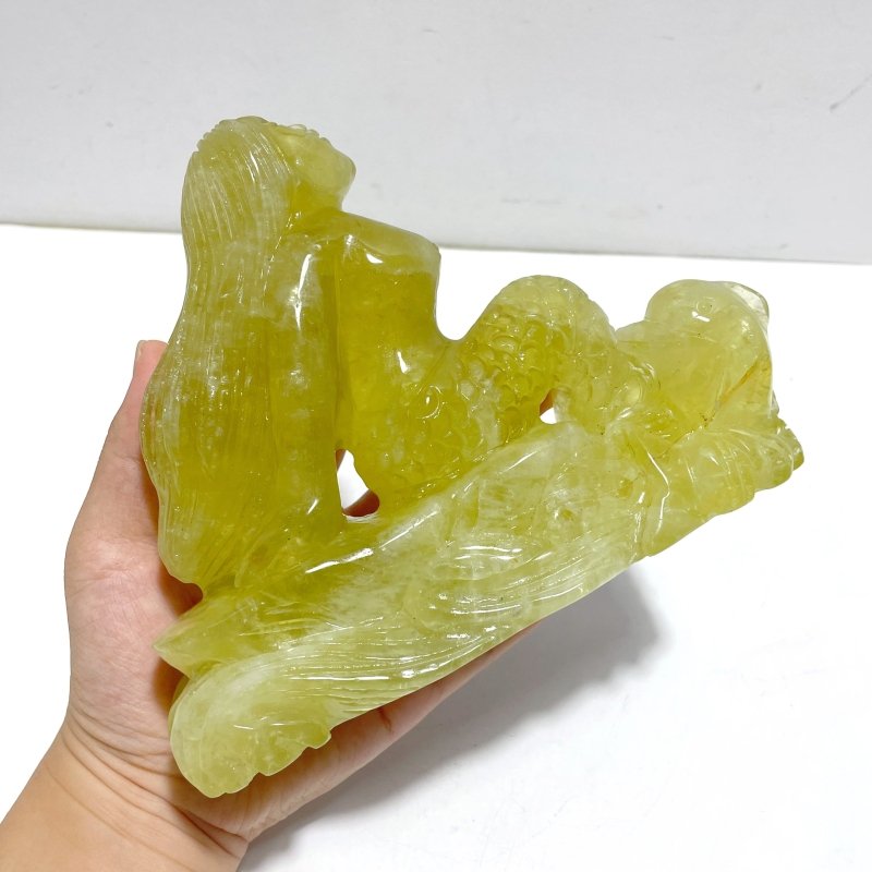 Unique Citrine Mermaid Carving - Wholesale Crystals