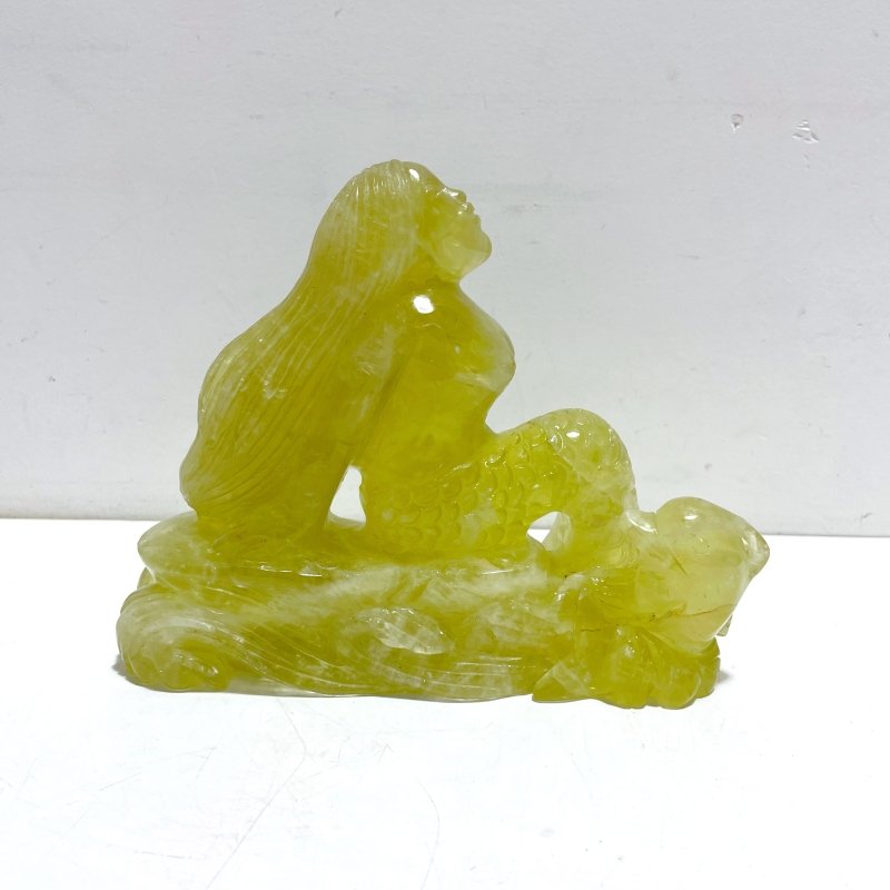 Unique Citrine Mermaid Carving - Wholesale Crystals