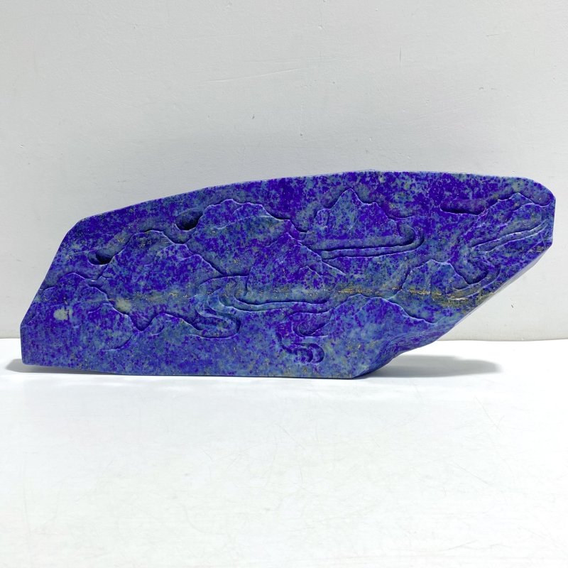 Unique Lapis Lazuli Chinese Dragon&Phoenix Carving - Wholesale Crystals