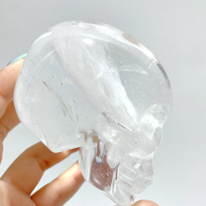 White Smelting Quartz Skull Carving Wholesale - Wholesale Crystals