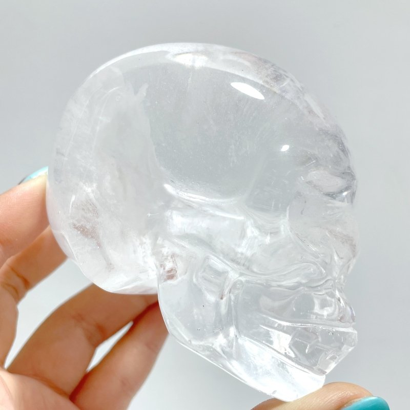 White Smelting Quartz Skull Carving Wholesale - Wholesale Crystals