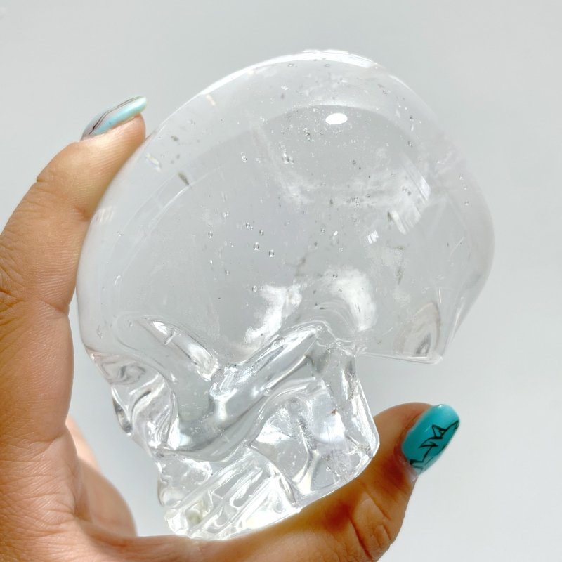White Smelting Quartz Skull Carving Wholesale - Wholesale Crystals