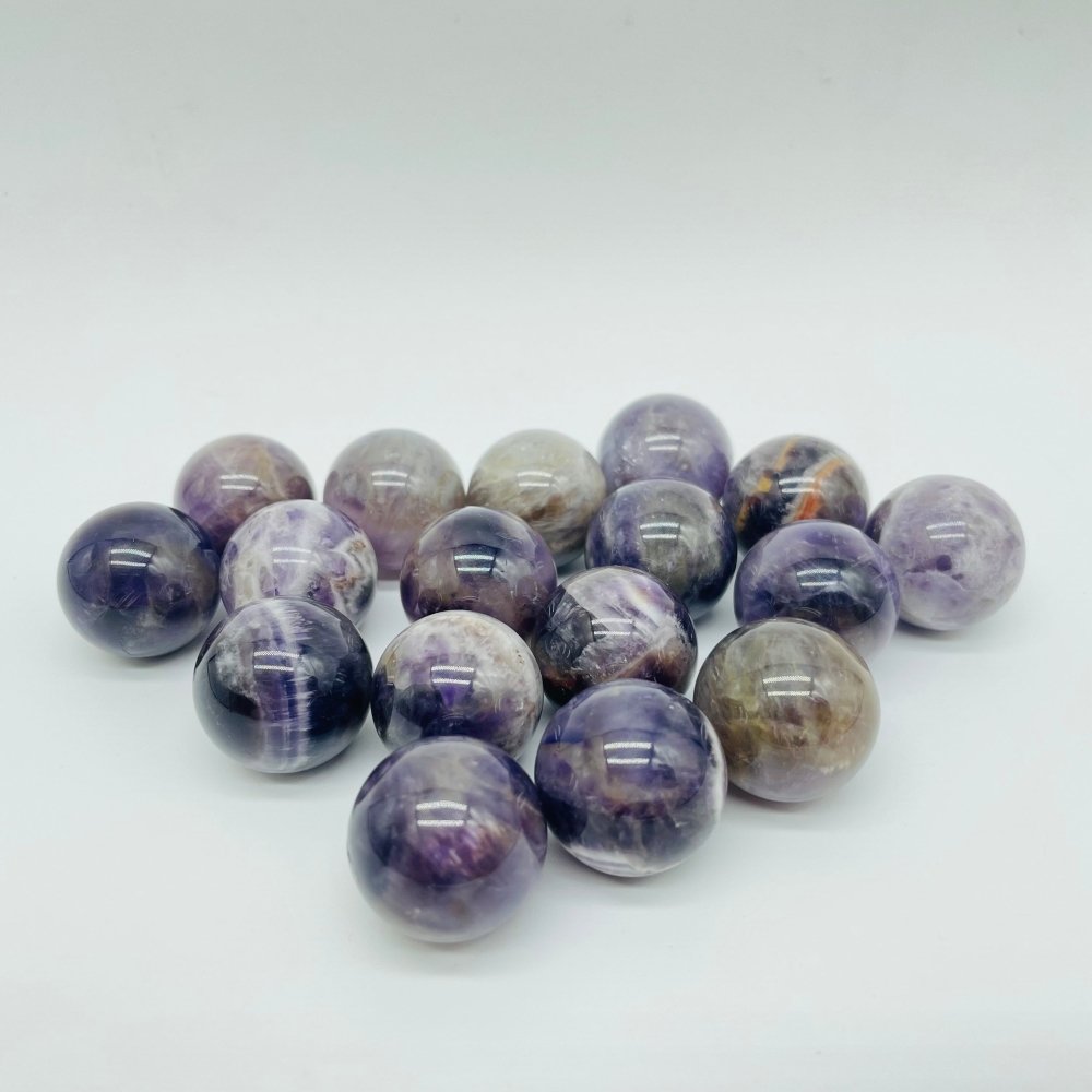 Chevron Amethyst Sphere Ball