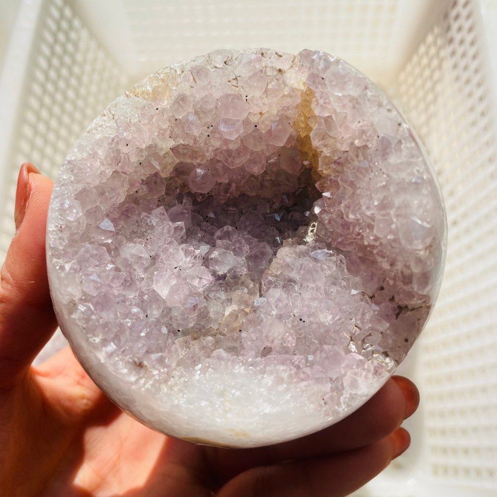 10 Pieces High Quality Amethyst Geode Sphere Ball -Wholesale Crystals