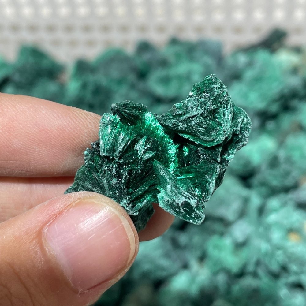 11lbs Natural Small Raw Malachite High Quality -Wholesale Crystals