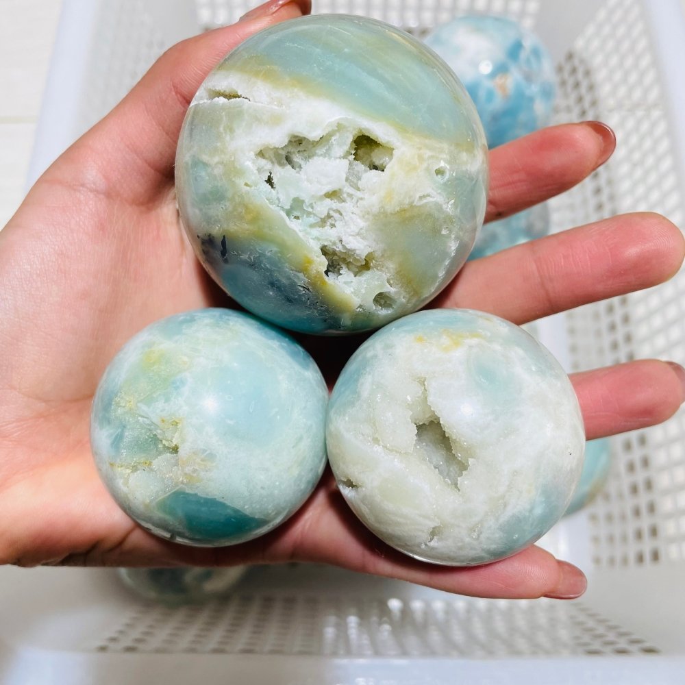 14 Pieces Large Caribbean Sphere Ball -Wholesale Crystals