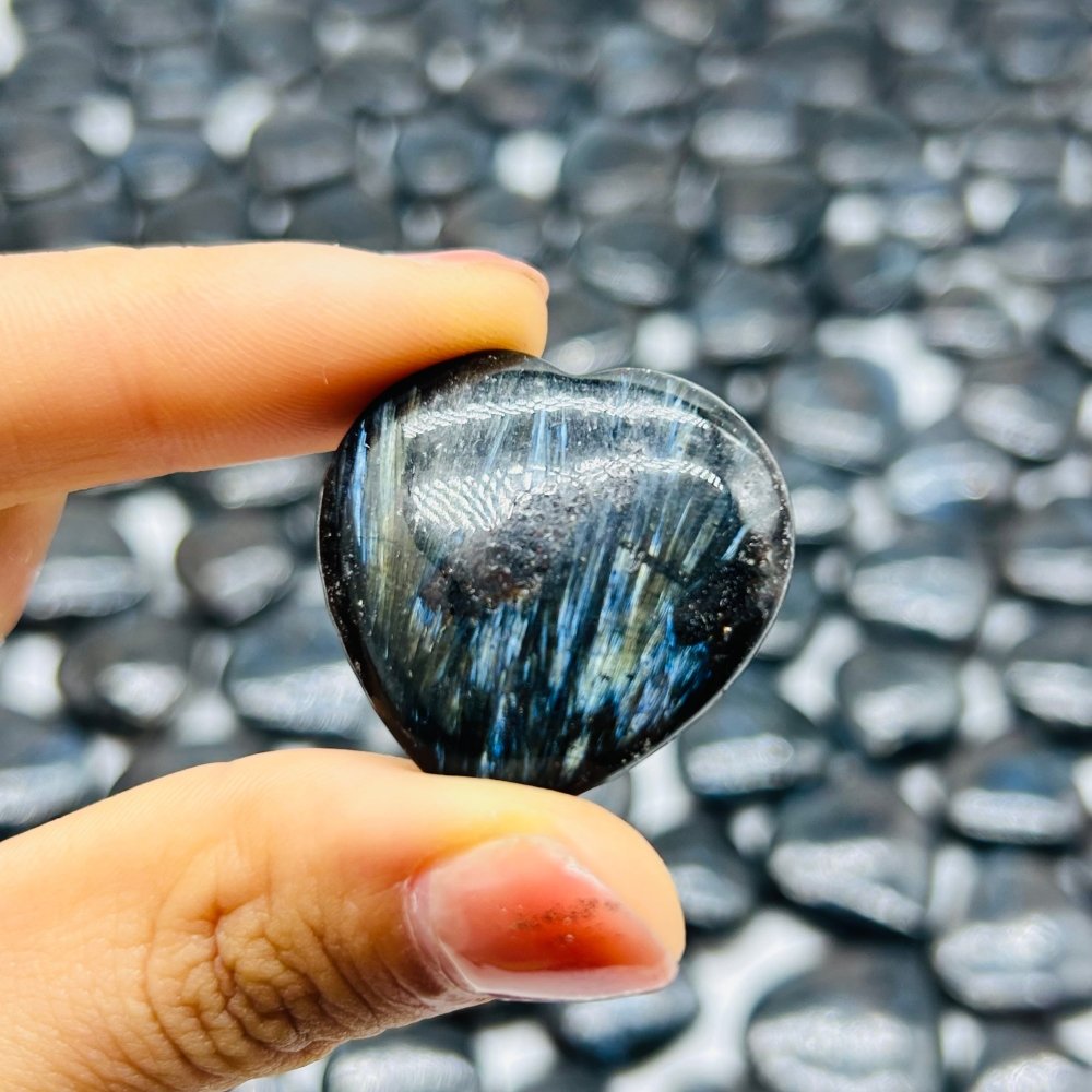 159 Pieces Astrophyllite Stones Heart Wholesale -Wholesale Crystals