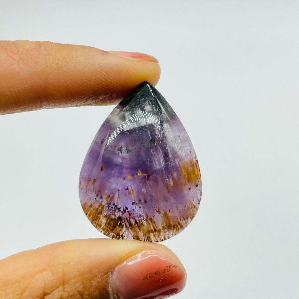 16 Pieces Auralite 23 Teardrop Pendant Crystal DIY -Wholesale Crystals