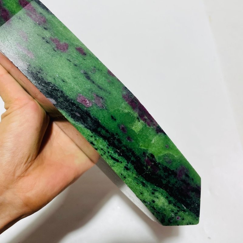 2 Pieces Large Ruby Zoisite Slab Free Form -Wholesale Crystals