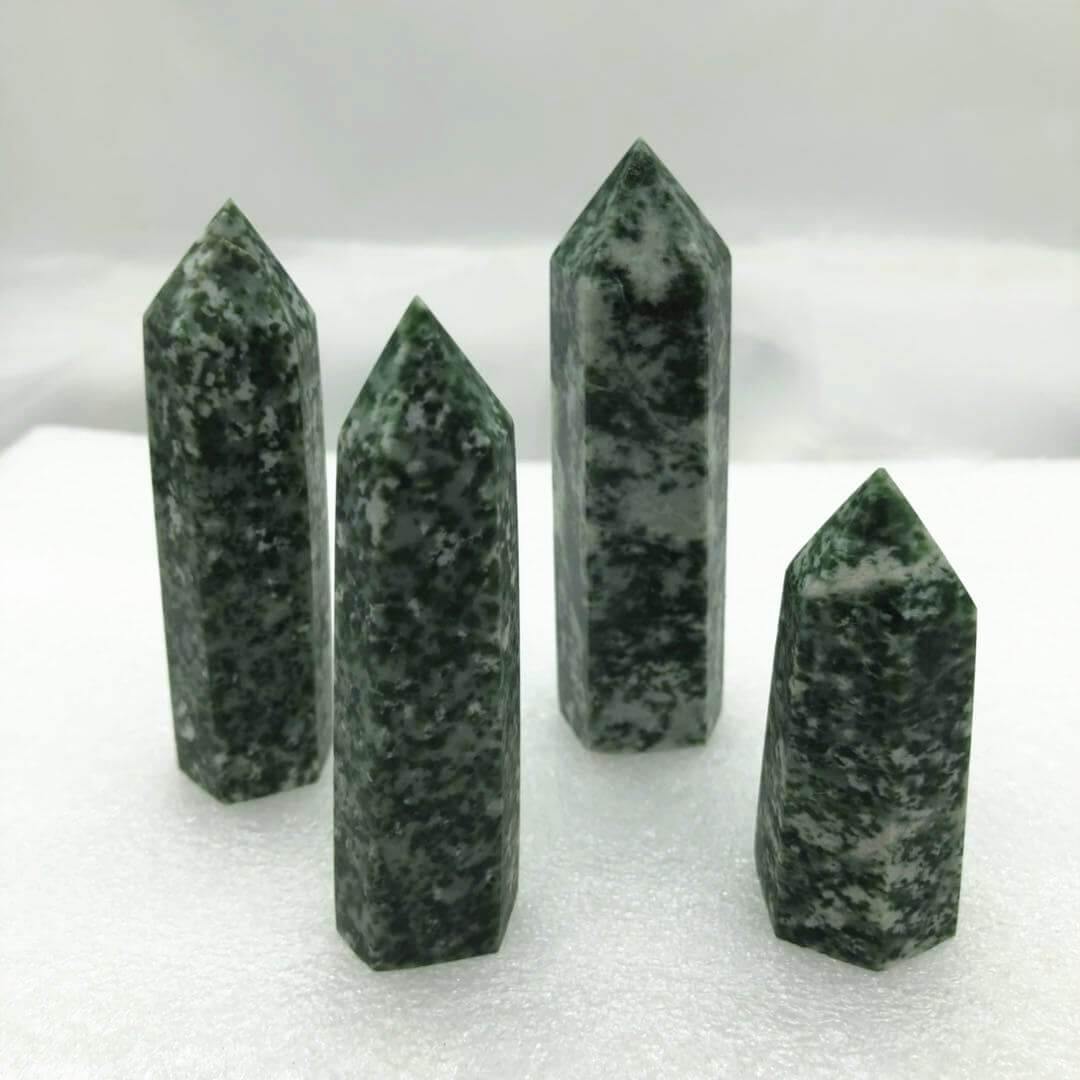 Qinghai Quartz Point Tower 2-3.6in -Wholesale Crystals