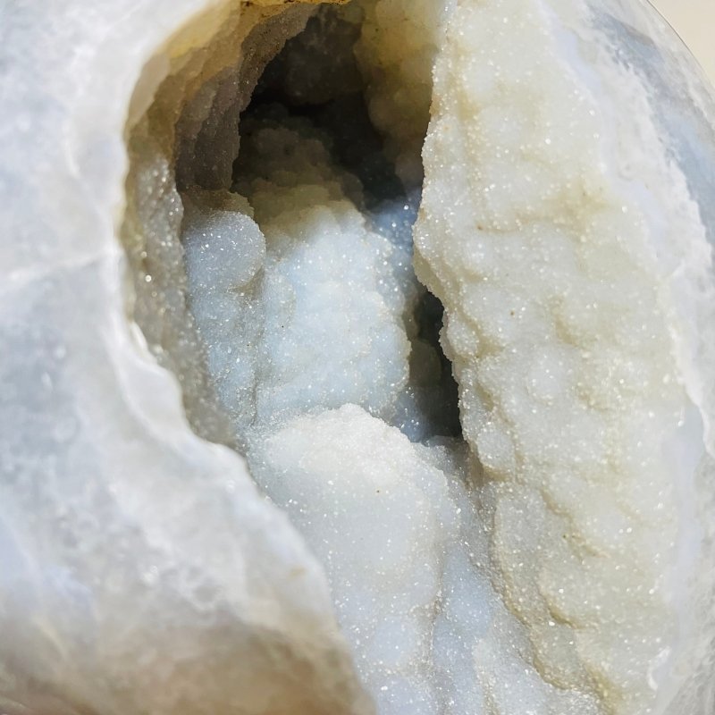 23lbs Large Druzy Geode Moss Agate Sphere - Wholesale Crystals