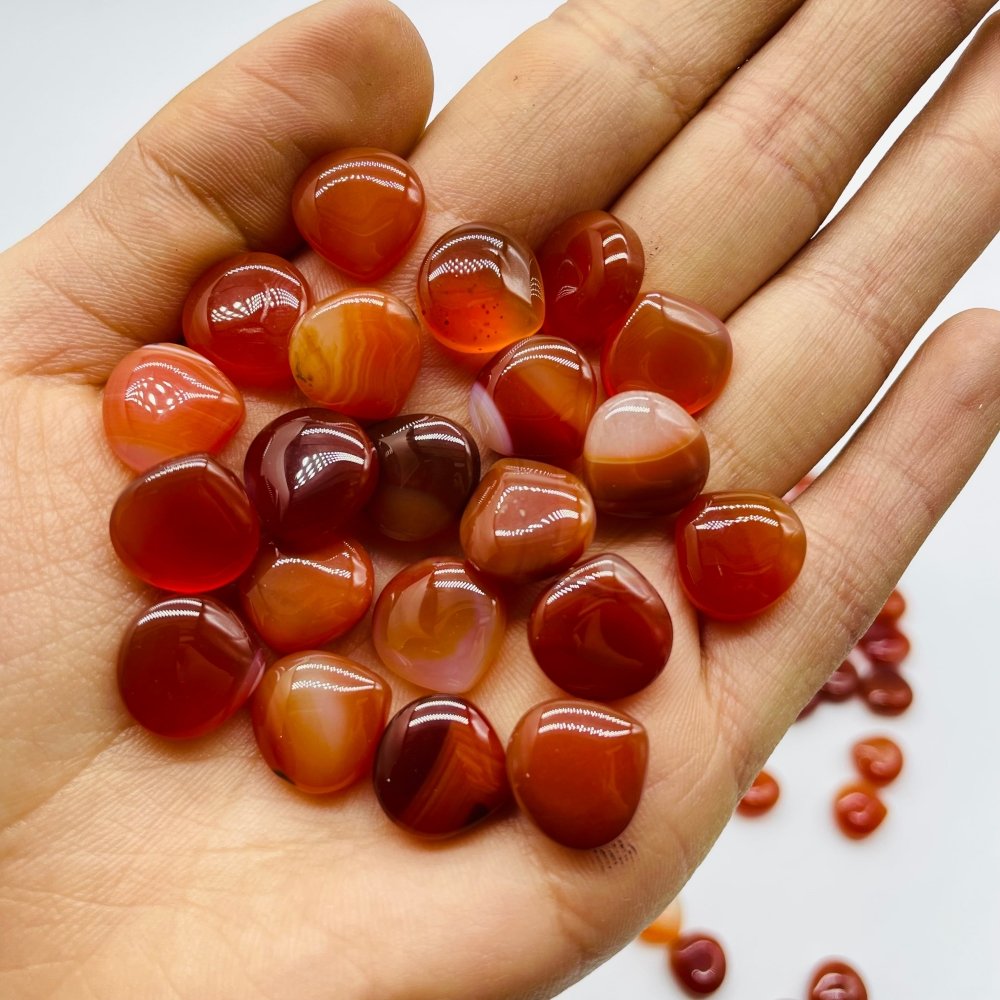 258 Pieces Mini Carnelian Heart DIY Pendant -Wholesale Crystals