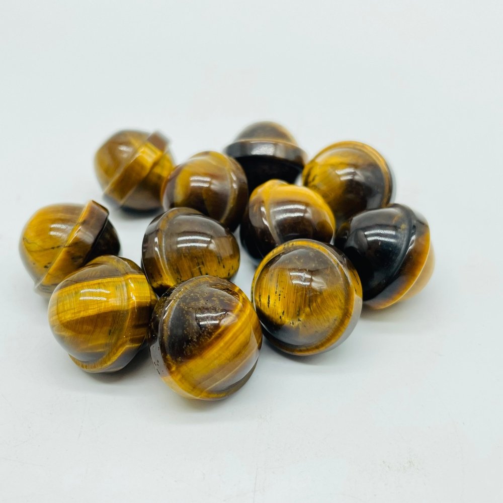 3 Types UFO Universe Shape Sphere Carving Wholesale Ocean Jasper Labradorite Tiger Eye -Wholesale Crystals