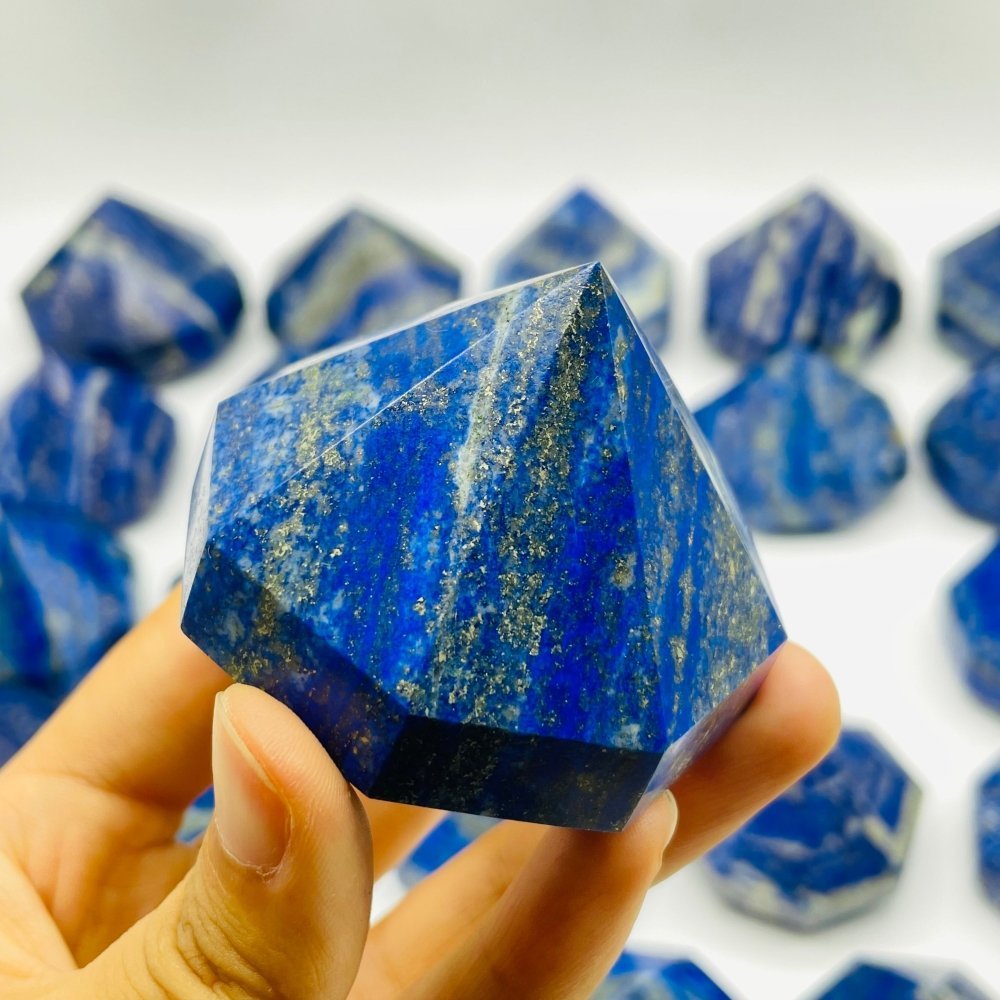 31 Pieces Lapis Lazuli Diamond Shape Carving -Wholesale Crystals