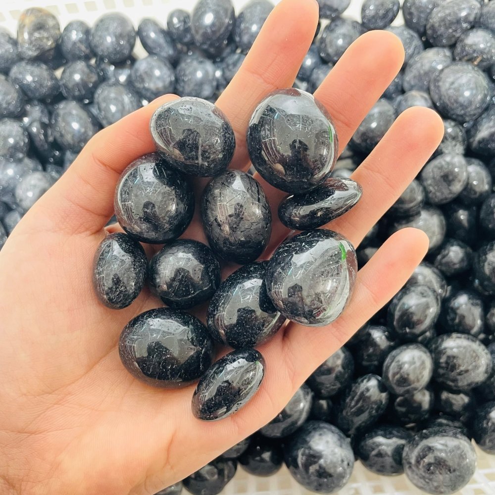 368 Pieces Black Tourmaline Tumbled -Wholesale Crystals