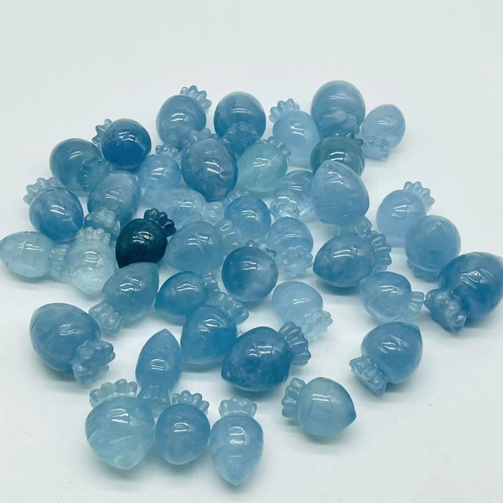 40 Pieces High Quality Aquamarine Carrot -Wholesale Crystals