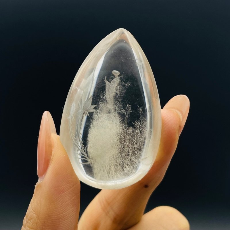 5 Pieces Buddhist Monk Bodhi Kensho Garden Quartz Inner Scene Carving -Wholesale Crystals