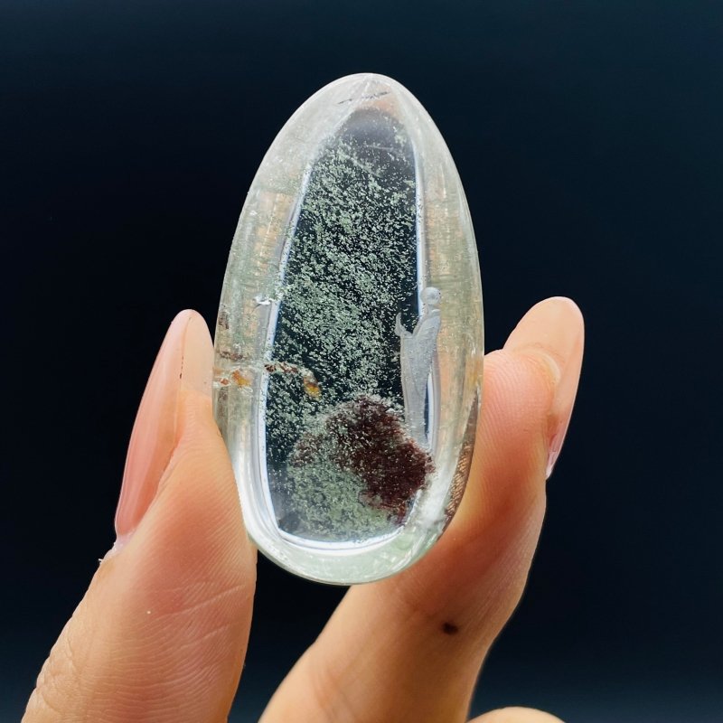 5 Pieces Buddhist Monk Bodhi Kensho Garden Quartz Inner Scene Carving -Wholesale Crystals