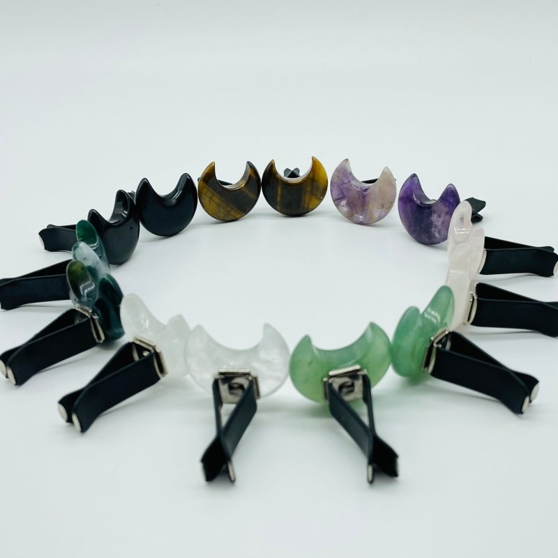 7 Types Crystal Car Air Vent Clips Moon Crystal Wholesale Car Accessories -Wholesale Crystals