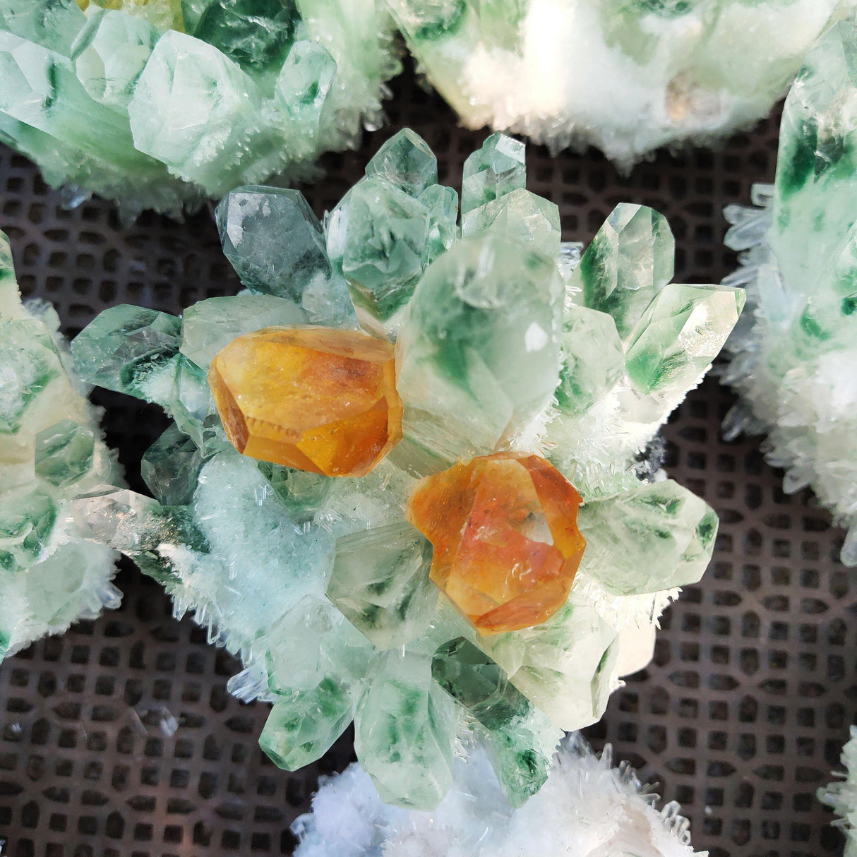 Green Aura Crystal Cluster -Wholesale Crystals