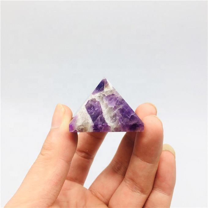 amethyst chevron pyramids -Wholesale Crystals