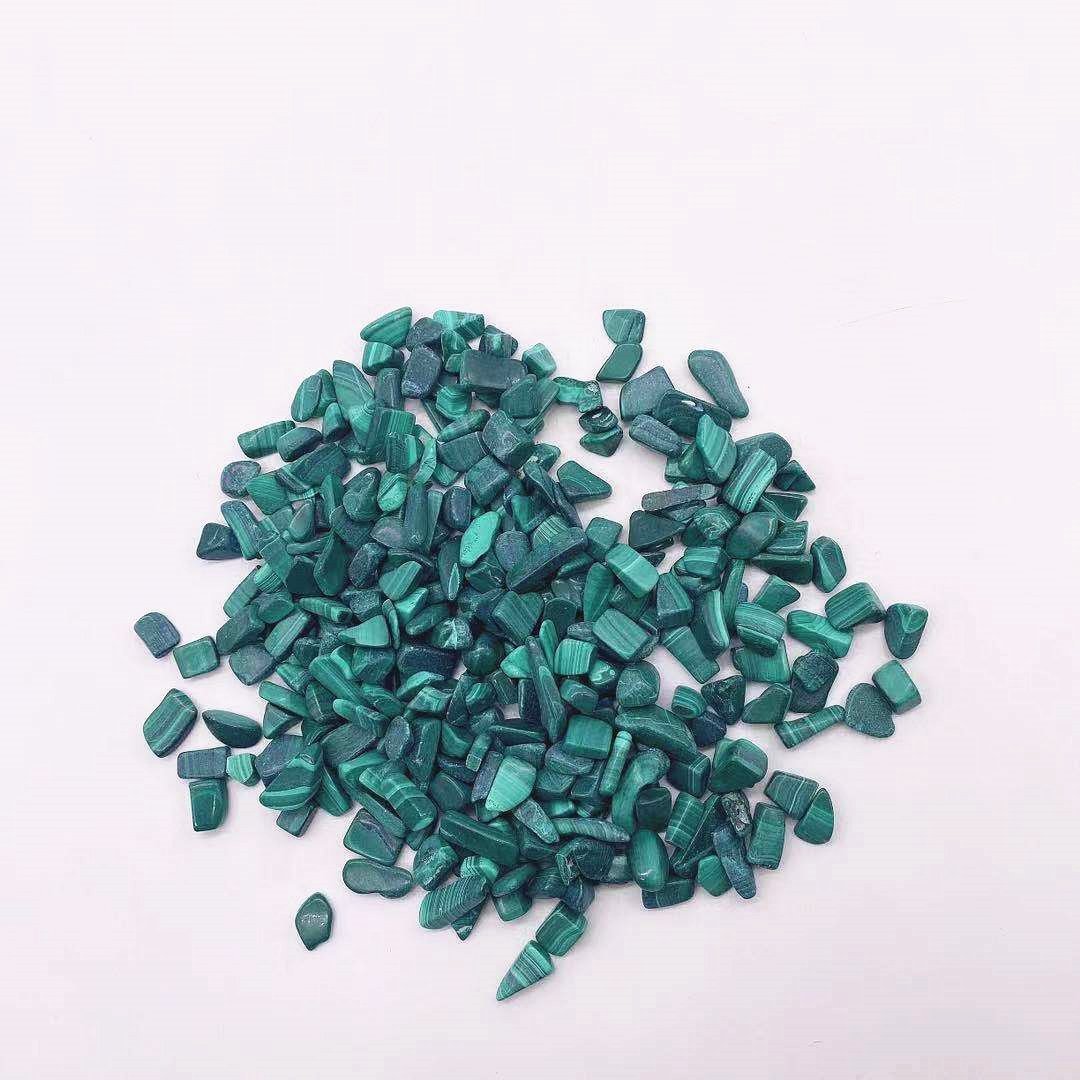 Malachite gravel stone Chips -Wholesale Crystals